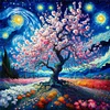 Starry Sky Scenery-11CT Stamped Cross Stitch 50*50cm/19.69*19.69in
