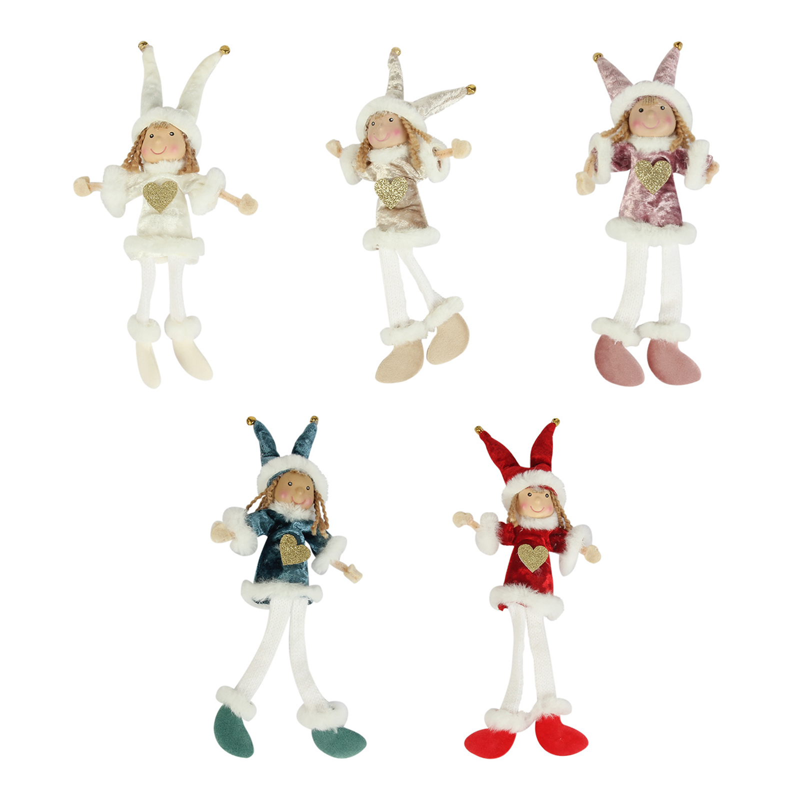 

Christmas Angel Girl Doll Pendant-Fireplace Plush Doll Xmas Tree Decoration, 501 Original