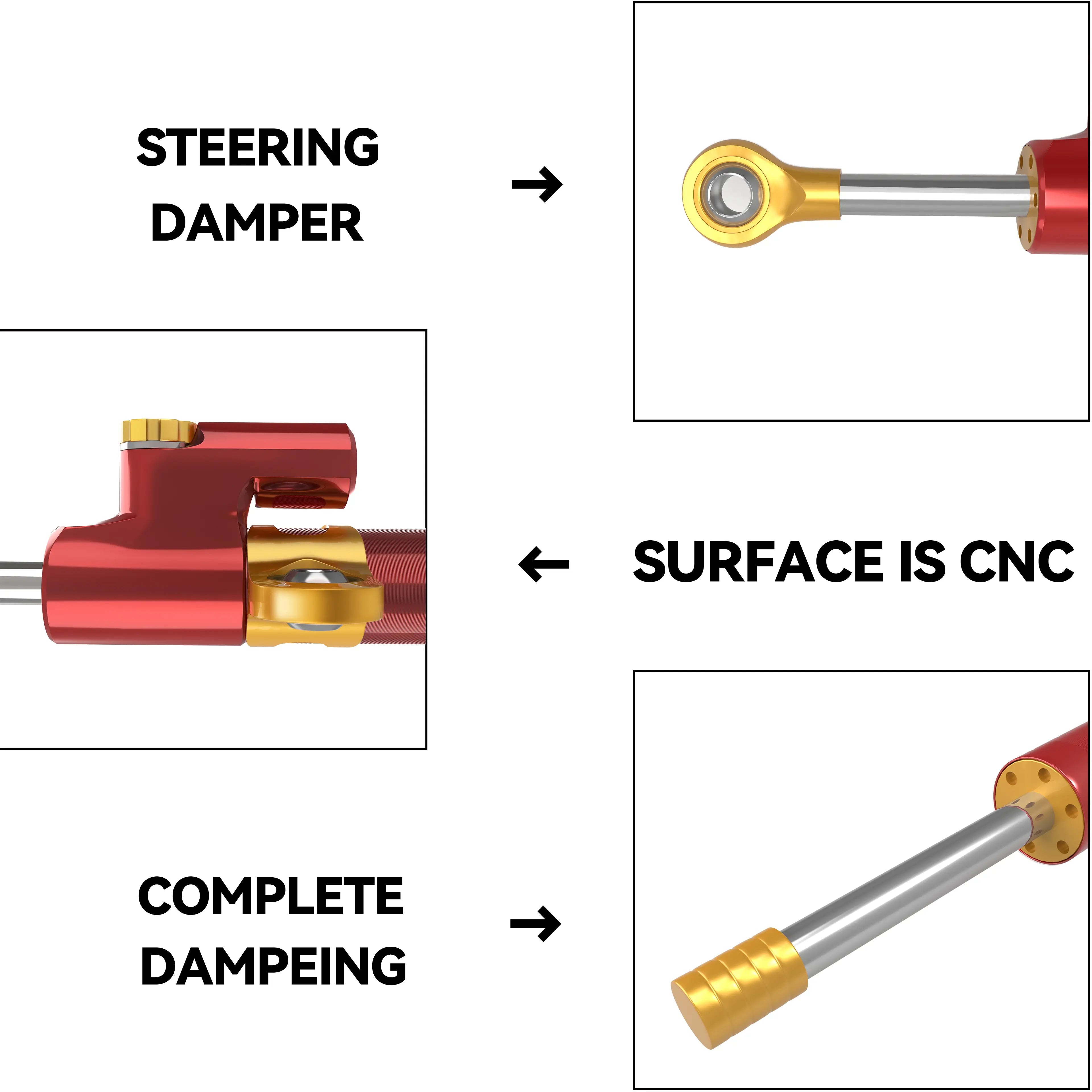 JOYOR T6/T10/T6E/T6E PRO Steering Damper