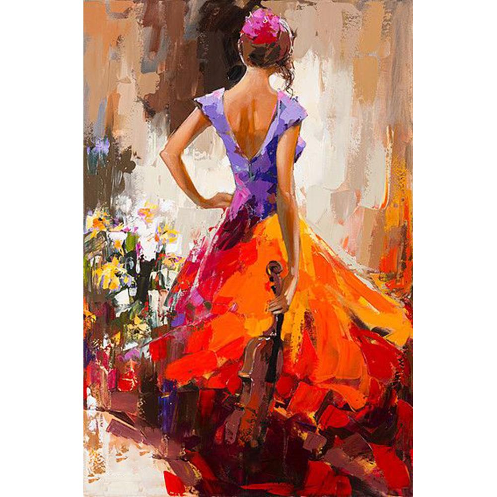 

30*40CM-Beauty-Round Drill Diamond Painting, 501 Original