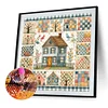 Diamond Painting-DIY Full Round Drill House(40*40CM)