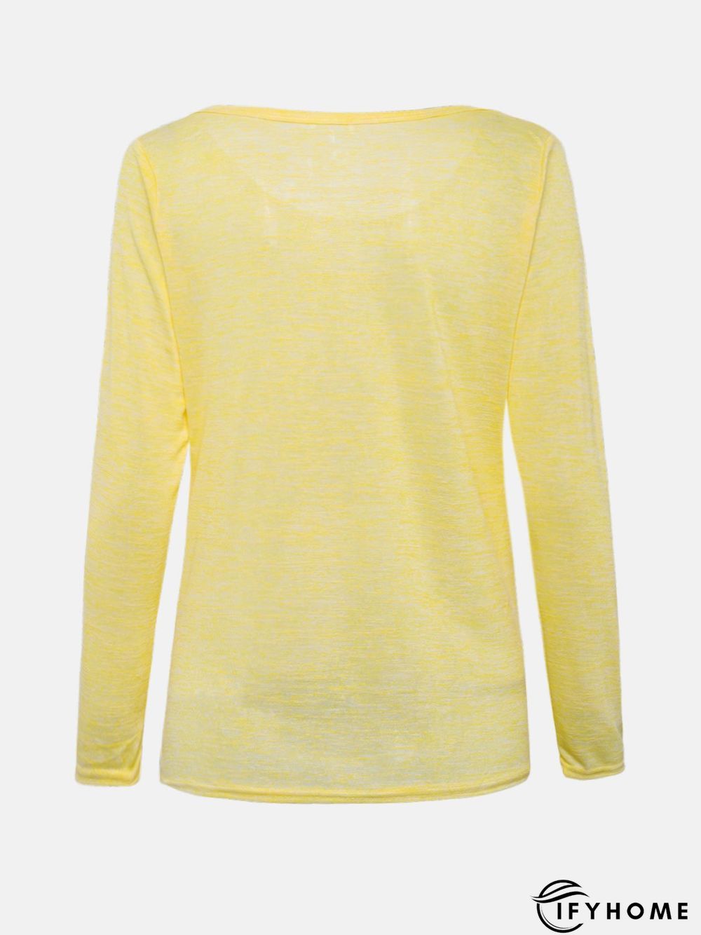 Long Sleeve Crew Neck Cotton T-shirt | IFYHOME