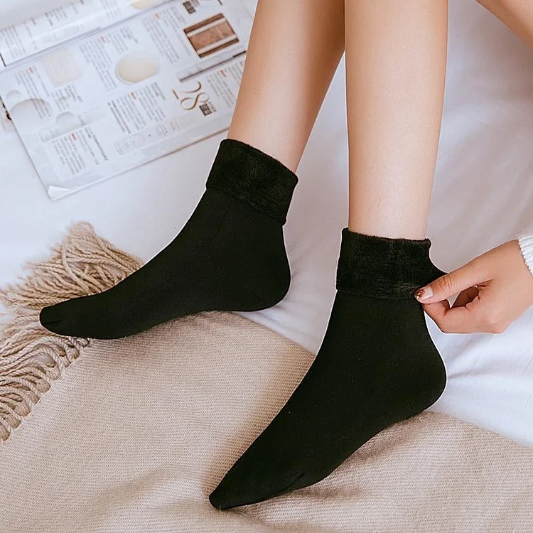 (🔥Last Day Promotion-SAVE 50% OFF) Velvet Winter Thermal Socks