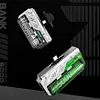 【3C CERTIFIE】Detachable Charging Module &ndash; 22.5W Fast Charging, 5000mAh Battery. Equipped with Replaceable Battery and Dual Type-C/Lightning Plugs, and Allowed on Planes