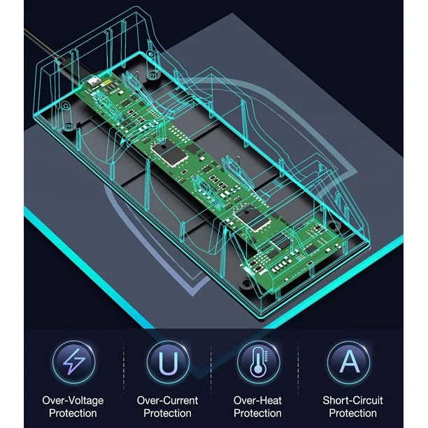 DinoFire Xbox Controller Charger for Xbox Series X|S, Dual Charging Dock with 2x1200mAh Rechargeable Battery Packs