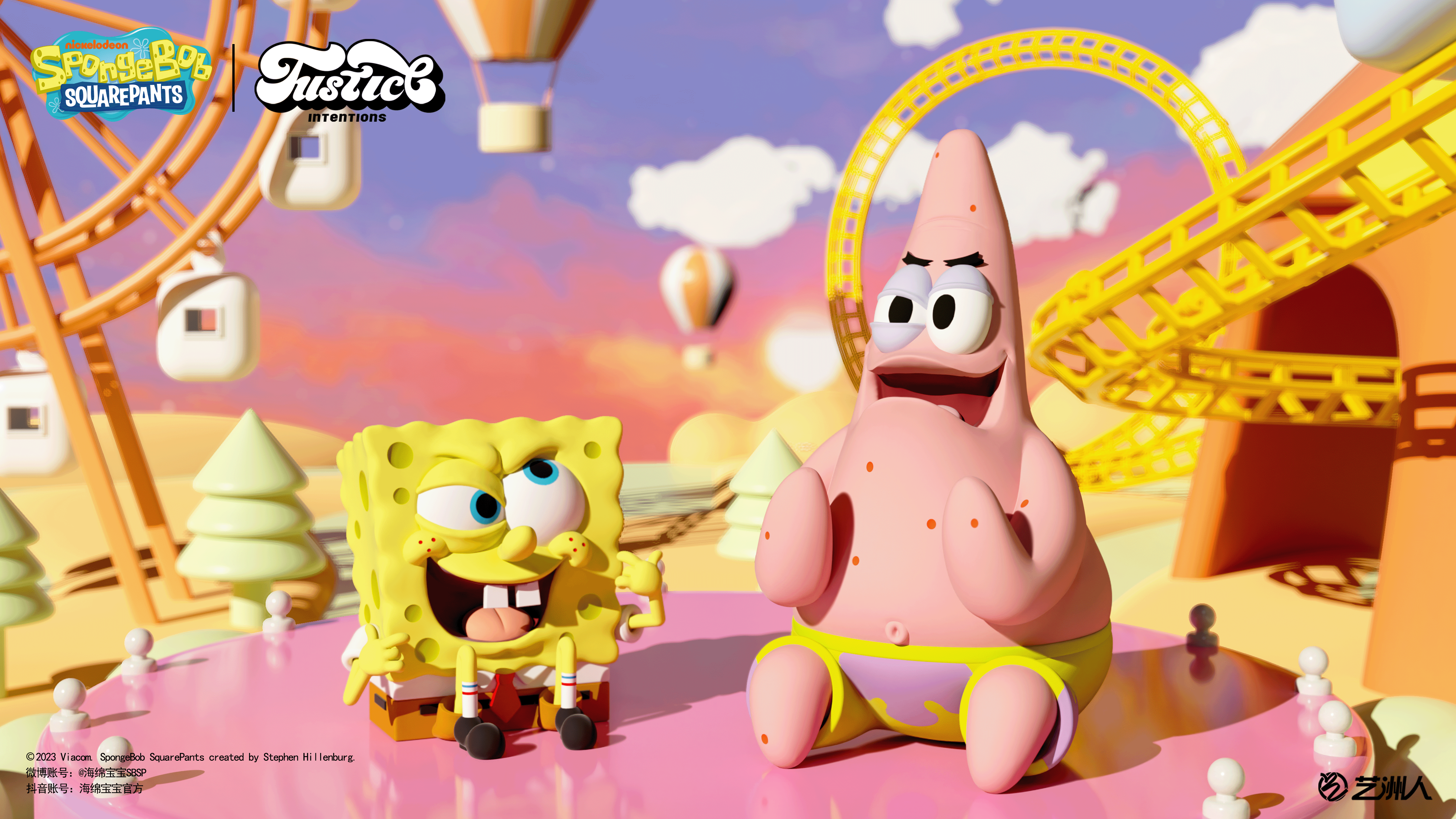 PRE-ORDER Justice Intentions Studio - SpongeBob SquarePants (Licensed) Statue(GK)-