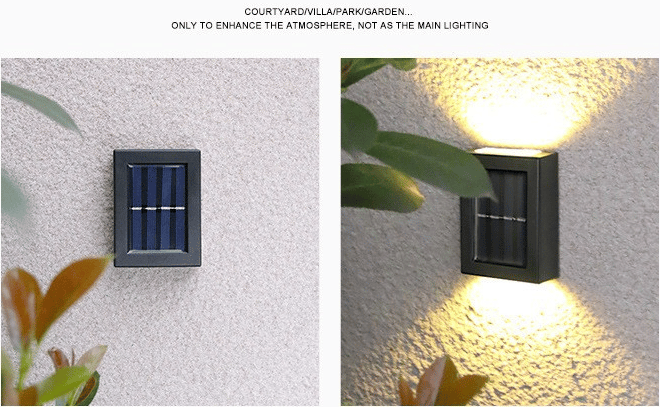 Waterproof Solar Powered Outdoor Patio Wall Decor Light👍BUY MORE SAVE MORE