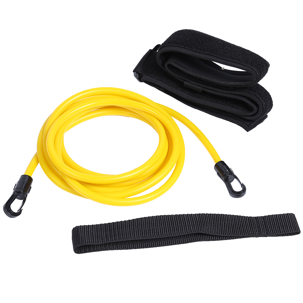 

Adjustable Swim Training Belt Adult Kids Swimming Elastic Rope -Yellow, 501 Original