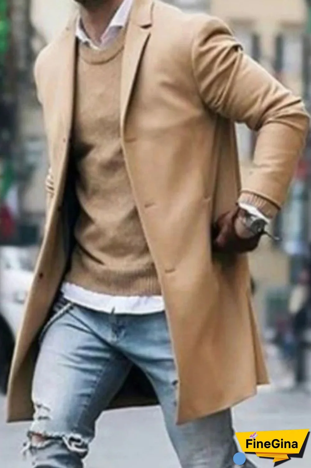 Burgundy Mens Trench Coat Mens Woolen Coat Mens Woolen Coat