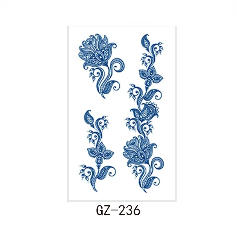 Net Red Herbal Juice Tattoo Sticker Semi-permanent Waterproof Sweat Resistant Tattoo Masking Scar Tattoo Sticker