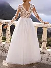 Lace Split-Joint Long Sleeves  Wedding Maxi Dress