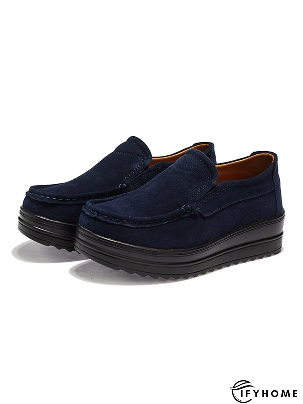 Casual Suede Non-slip Platform Shoes | IFYHOME