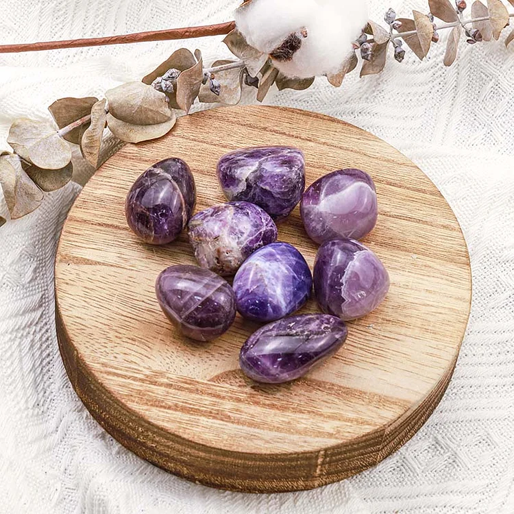 Amethyst Natural Tumbled Stone Set