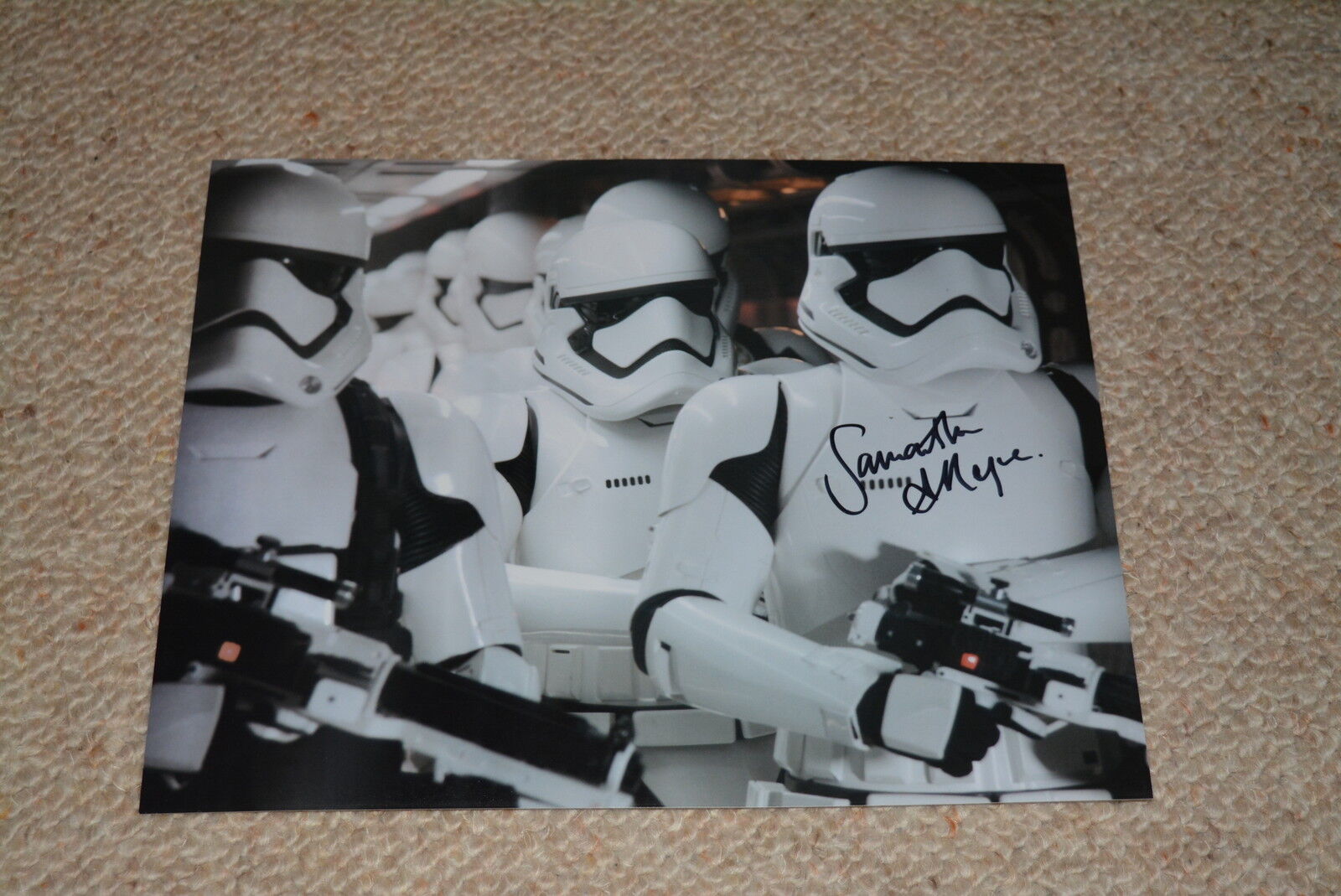 SAMANTHA ALLEYNE signed autograph In Person 8x10 (20x25cm) STAR WARS FIRST ORDER