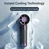 Portable Handheld Turbo Fan Desktop Cooling Fan 100 Gear Wind for Outdoor Travel