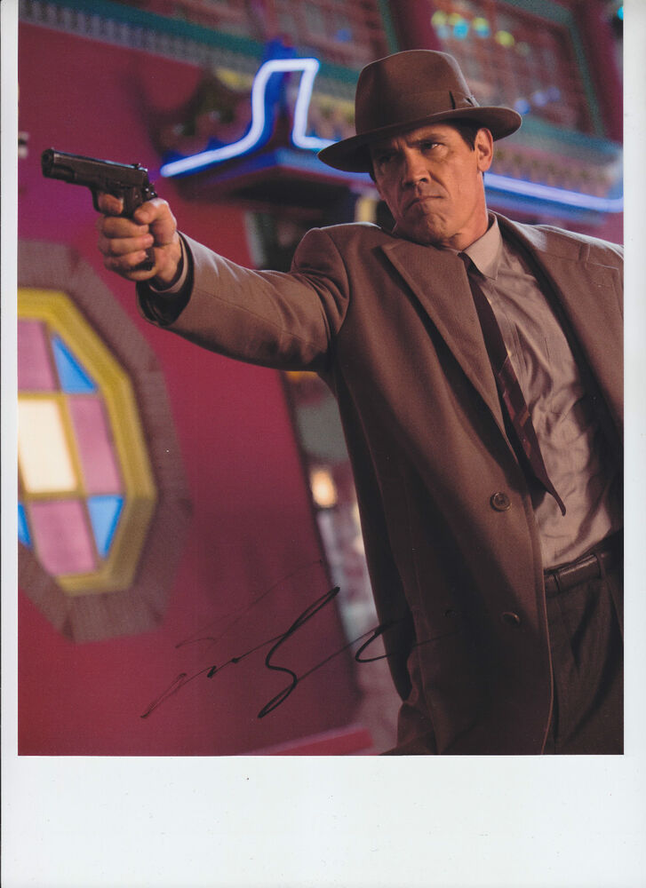 Josh Brolin - GANGSTER SQUAD - signed 8x10