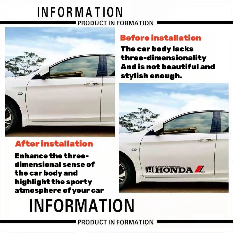 Car personalized creative door decoration stickers