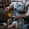 Magnesium Alloy Hot And Cold Shoe With Screen As Mobile Phone Holder, Swivel Bracket For Micro-SLR Camera