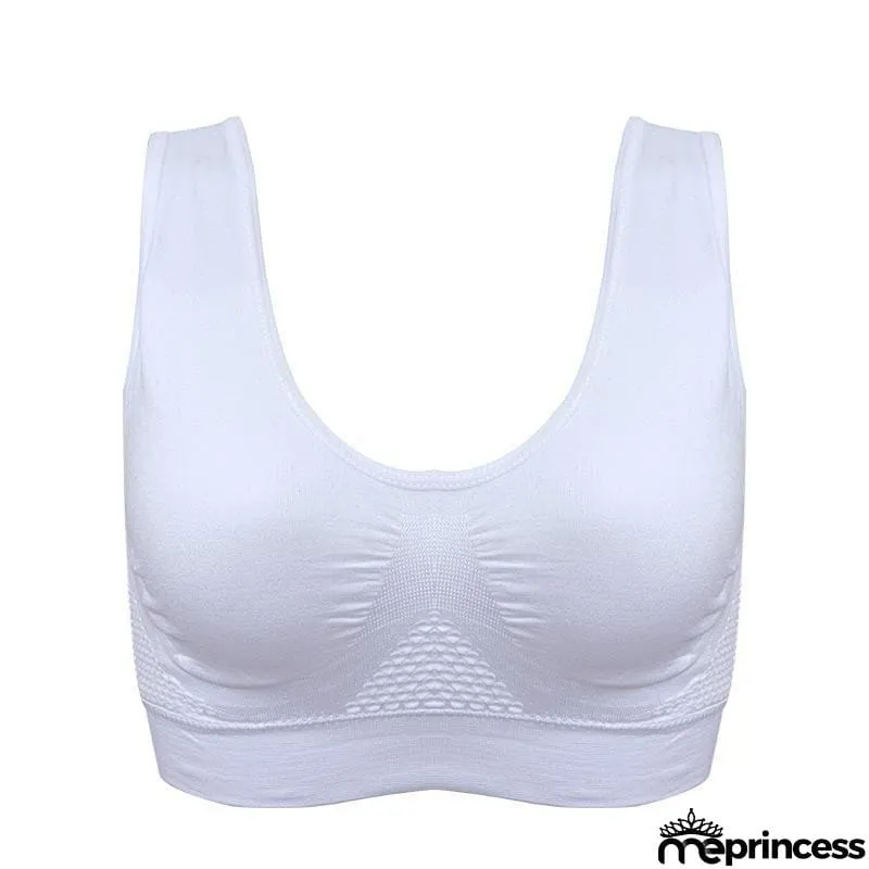 Fashion Hollowed-Out Breathing-Hole Sports Bra
