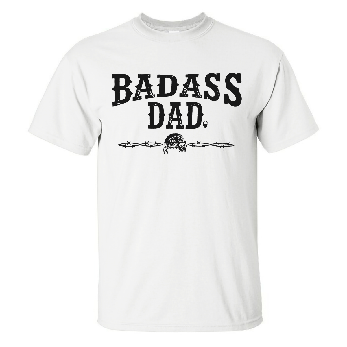 Livereid Badass Dad Printed T-shirt - Livereid