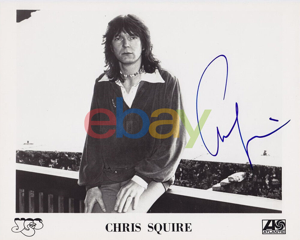 YES 8x10 Promo Photo Poster painting FULLY SIGNED Chris Squire Jon Anderson Steve Howe AUTOGRAPH