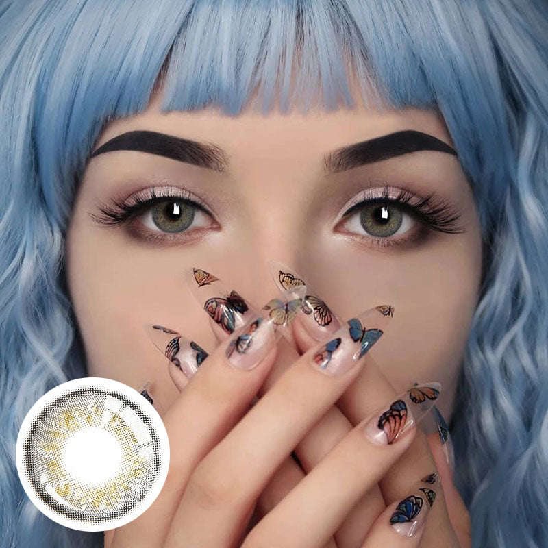 Russian Grey Colored Contact Lenses(Prescription)