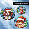 8pcs DIY Diamond Painting Coaster Kit With Holder - Christmas