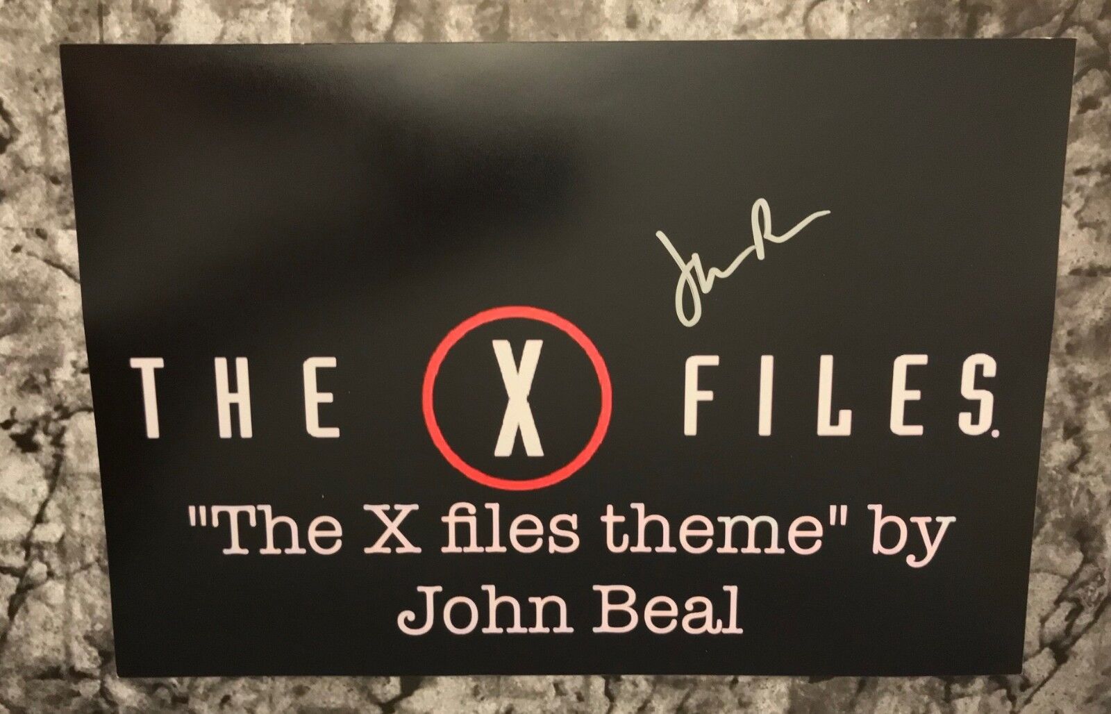 GFA The X-Files * JOHN BEAL * Signed Autograph 10x15 Photo Poster painting Poster MH2 COA