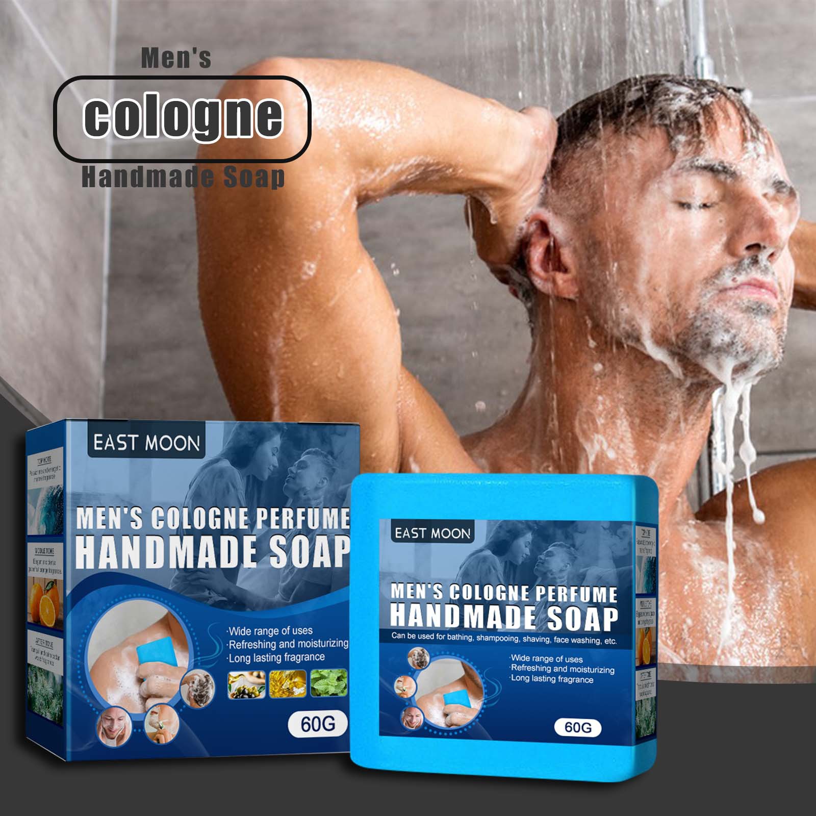 Male Cologne Perfume Soap Bath Soap