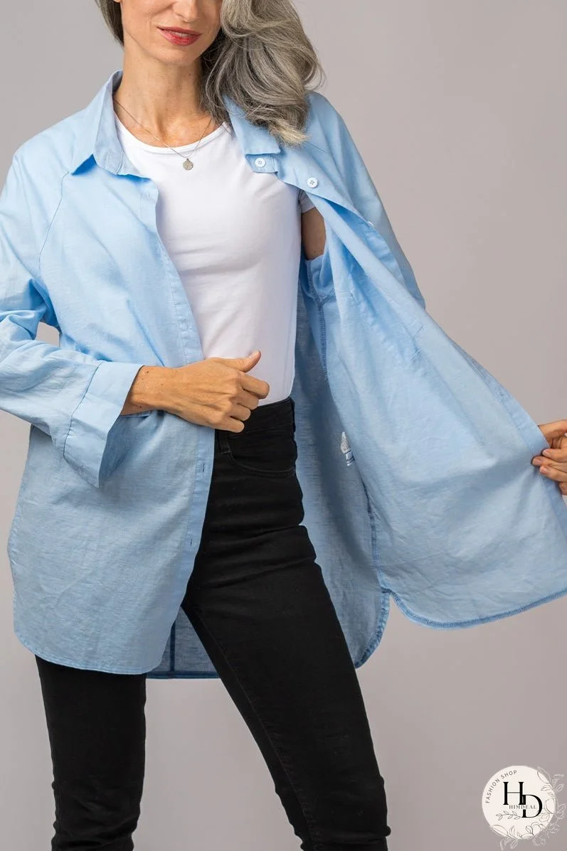 Oversized Linen Shirt