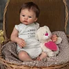 [🔊Heartbeat Sound and Breath💝] 17" Lifelike Innocent and Lovely Reborn Awake Newborn Girl Named Gaiha - RBBI-Myrebornbabydoll&reg; Myrebornbabydoll&reg;
