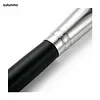Sulunmo Small Powder Makeup Brush - Precise Compact Flat-Top Bristles for Setting Powder, Blush & Contour, Premium Soft Synthetic Fiber, Professional Cosmetic Tool with Ergonomic Black Handle