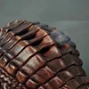 Chinese Alligator - shaped Coiled Incense Burner, Hand - Cast and Aged, Incense Art Ornament with the Meaning of Prosperous Fortune