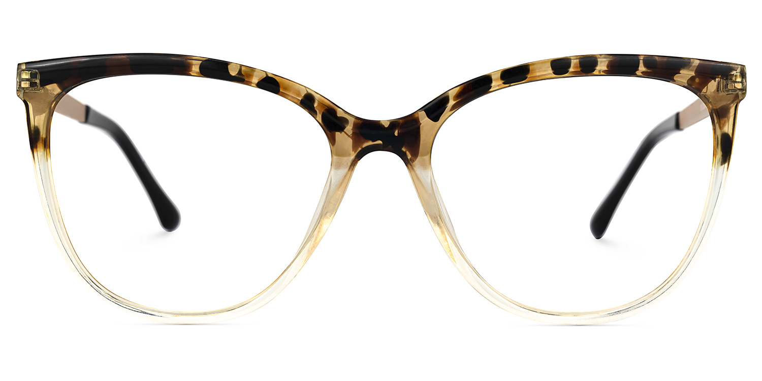 Taima Gelb-Tortoise Cateye Brille Gelb-Tortoise