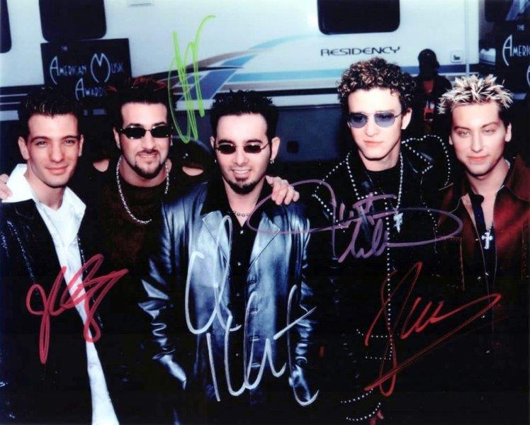 REPRINT - NSYNC Band Justin Timberlake Signed 8 x 10 Glossy Photo Poster painting Poster RP