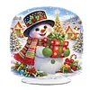Christmas Snowman Diamond Dot Painting Ornament DIY Double Sided Acrylic