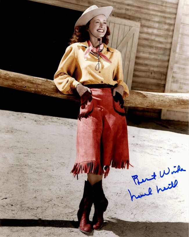 NOEL NEILL Signed Western Photo Poster painting