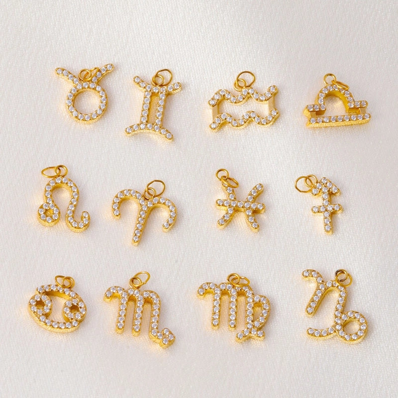 1 Piece 1 Set 304 Stainless Steel Constellation Pendant Chain Jewelry Accessories