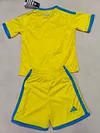 Joyfball 2026 Kids Size Ukraine National Home Football Shirt 1:1 Thai Quality