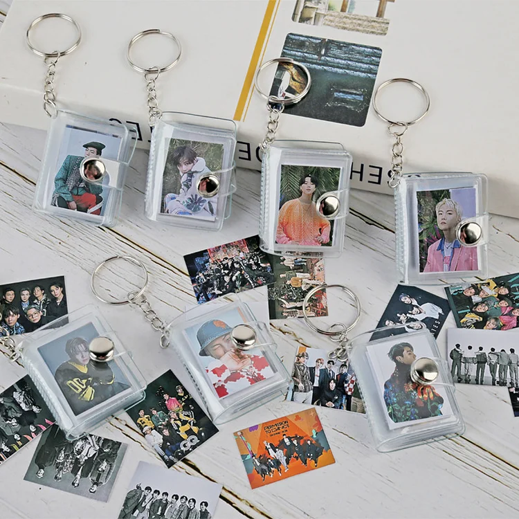 BTS Mini Photo Album Keychain