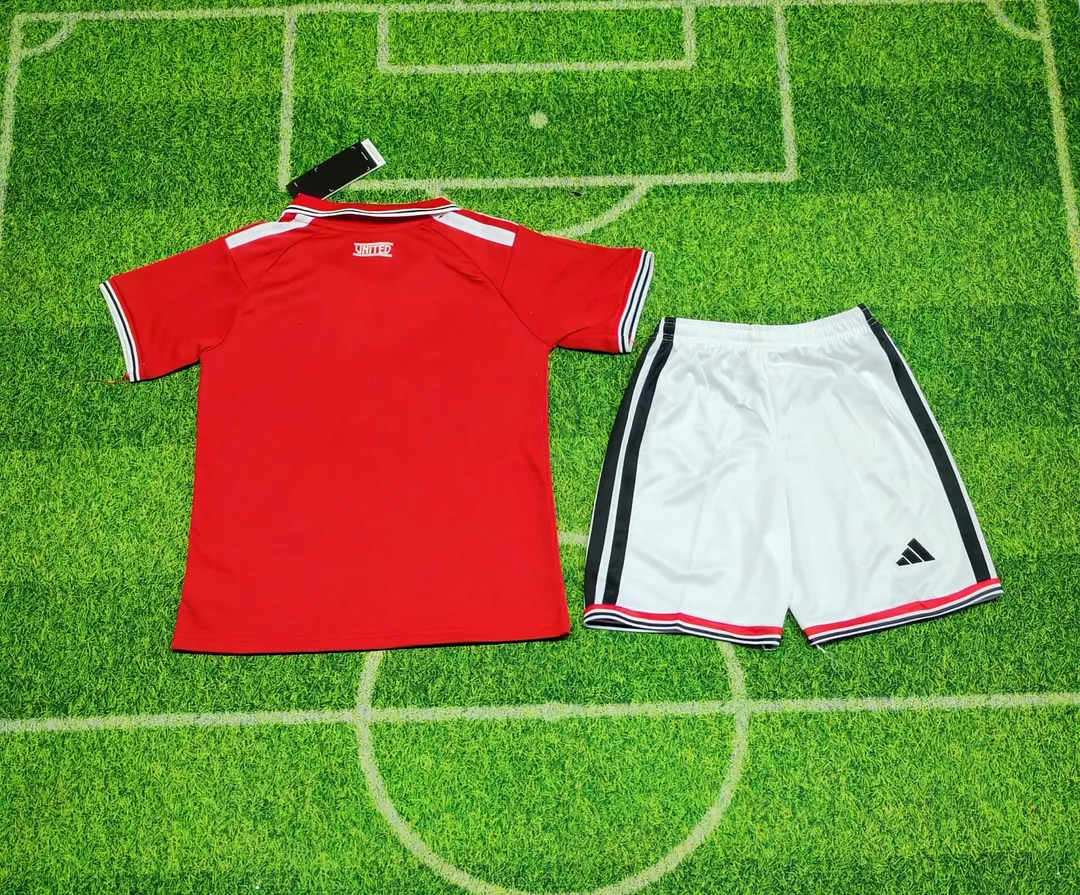 26/27 Manchester United Home Kids Kit Thailand version football jersey