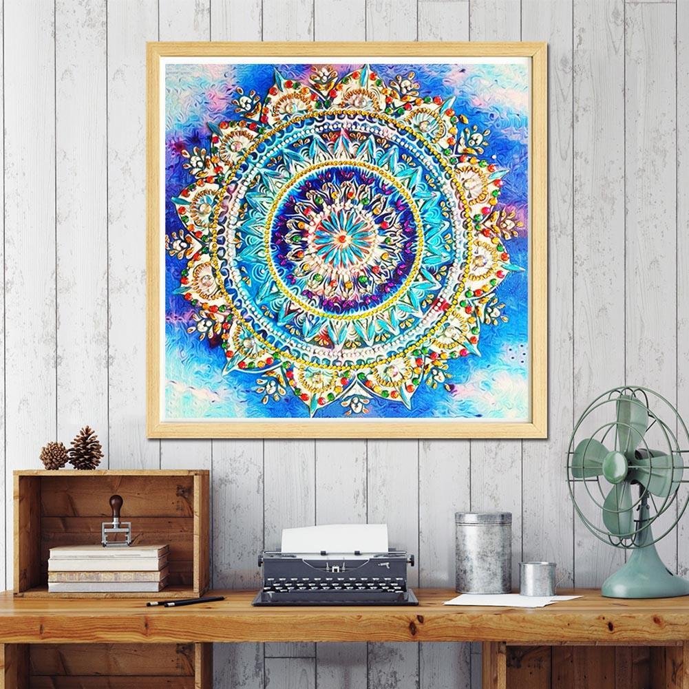 Diamond Painting - Crystal Rhinestone - Folk Flower