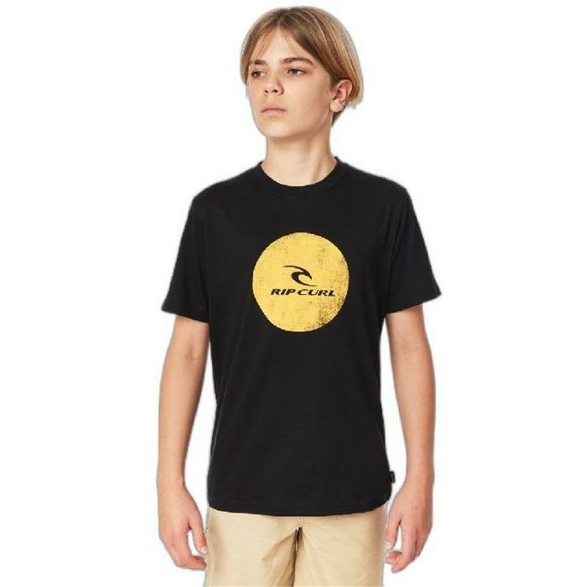 Child's Short Sleeve T-Shirt Rip Curl Corp Icon B Black - sale.kim -  endless selection of finest brands