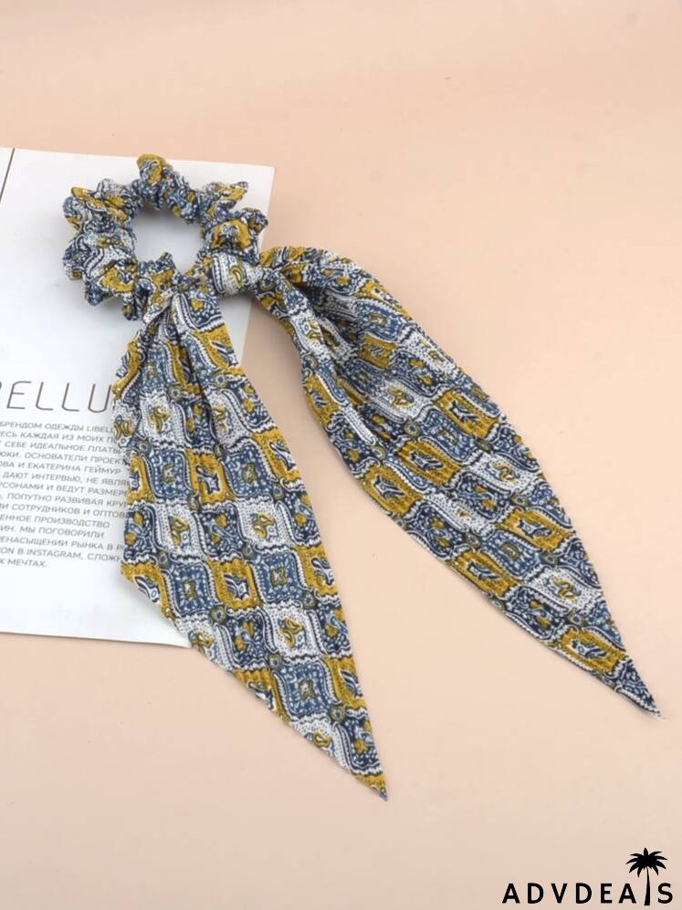 Allover Graphic Hair Tie