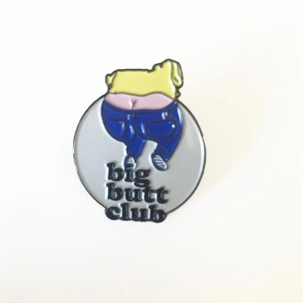 Pornhint Big Butt Club Enamel Pin