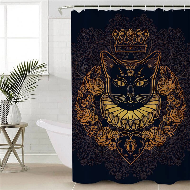 

Golden Fox - Print Shower Curtain, 180*200cm, 501 Original