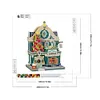 Christmas Cabin-Partial Special Shaped Diamond Painting 40*40CM