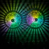 Solar Fence Lights Mandala Theme Waterproof Metal Solar Powered Deck Step Stair Lights for Garden Post Patio Decor Gifts for Women Mom
