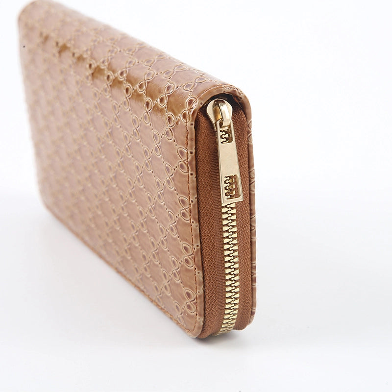 Unisex Solid Color Pu Leather Side Zipper Wallets