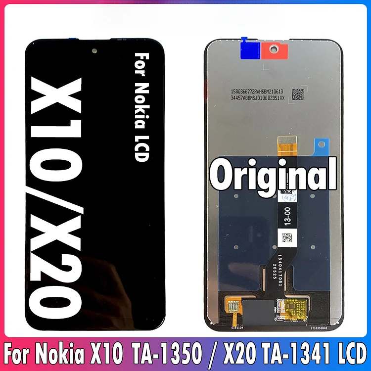6.67" Original For Nokia X20 TA-1341 TA-1344 LCD Display Digitizer For Nokia X10 TA-1350 TA-1332 LCD Replacement X100 Display